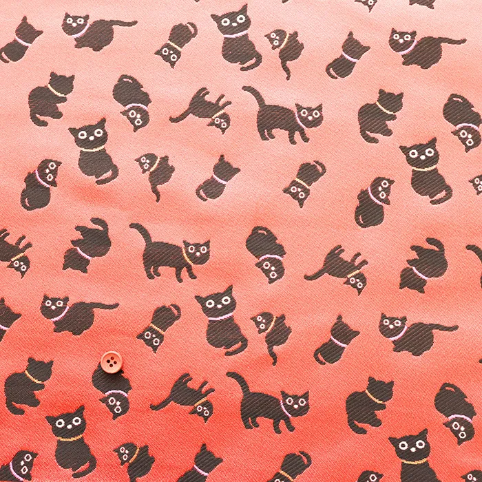金襴 黒猫