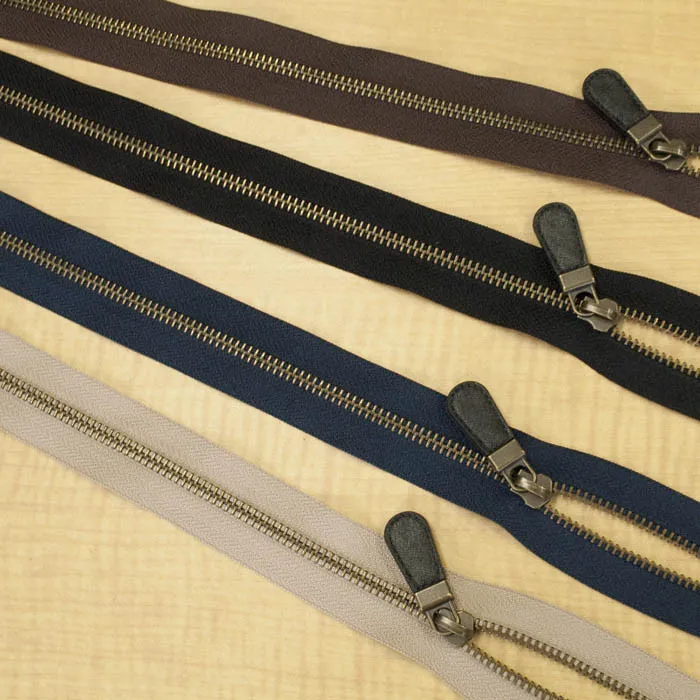 YKK本革メタルトメファスナー　60cm