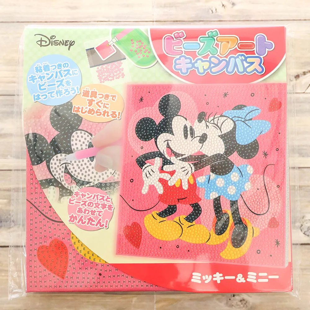 ビーズアートキャンバスキット　ミッキー＆ミニー