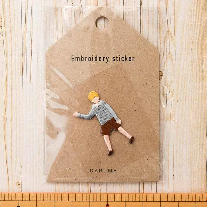 2Way接着ワッペン 刺繍ステッカー