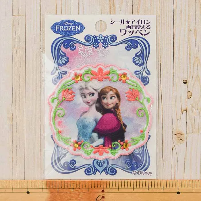 2Way接着ワッペン アナとエルサ【D01Y2242】