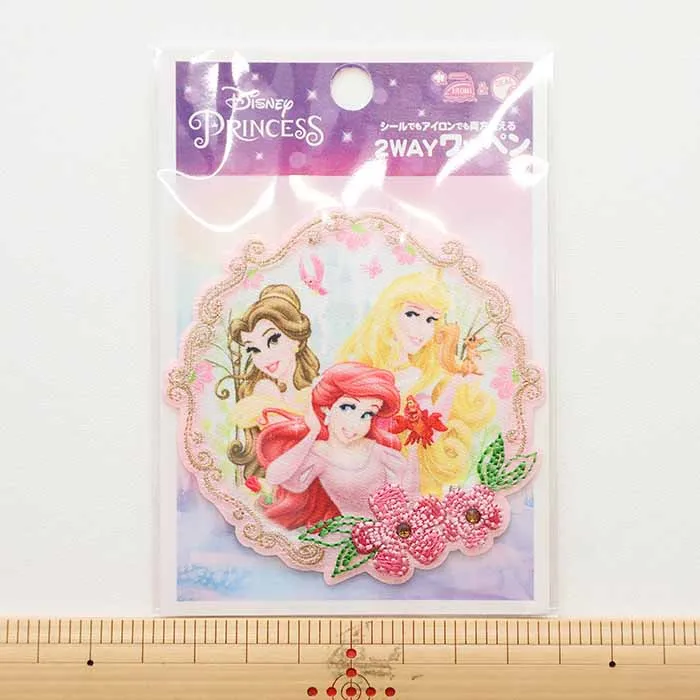 2wayワッペン ディズニープリンセス ドリームキャッスル