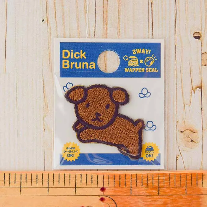 2Way接着ワッペン Miffyミニワッペン ディック・ブルーナ【D02Y2489】