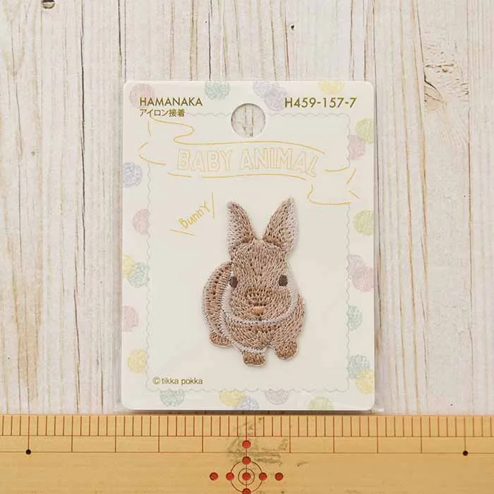 アイロン接着ワッペン BABY ANIMAL うさぎ