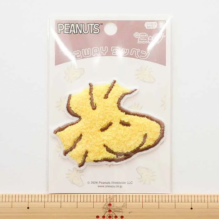 2wayワッペン PEANUTS ウッドストック フェイス