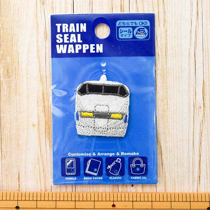 2Way接着ワッペン 168TRAIN SEAL WAPPEN 300形新幹線