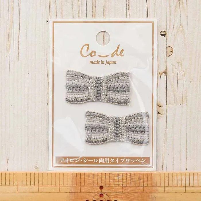 2way接着ワッペン co-de リボン