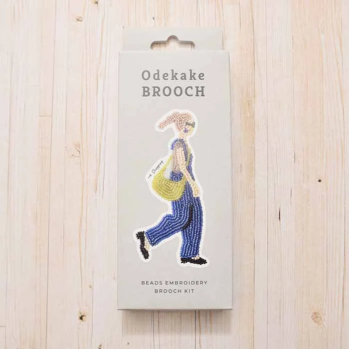 ビーズ刺繍キット　おでかけブローチ≪ショッピング≫