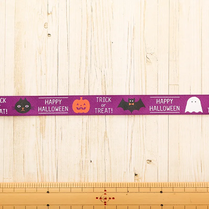 リボン　ハロウィンフレンズ　18mm